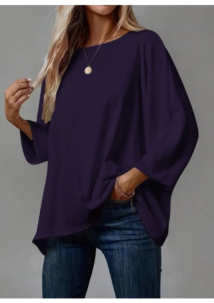 Cottonlab Kadın Truvakar Kollu Bisiklet Yaka Viskon Bluz fiyatları