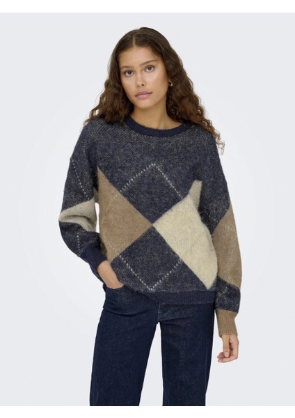 15353226 Kadin Triko - Lacivert