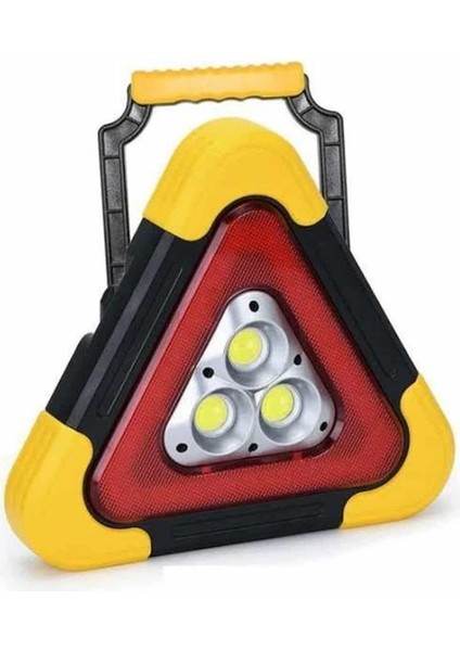 Bfs Reflektör Güneş Panelli Solarlı Şarjlı Üçgen Işıklı Trafik Reflektör Fener modelleri