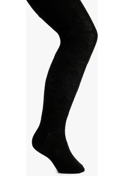 Pamuklu Simli 50 Den Külotlu Çorap