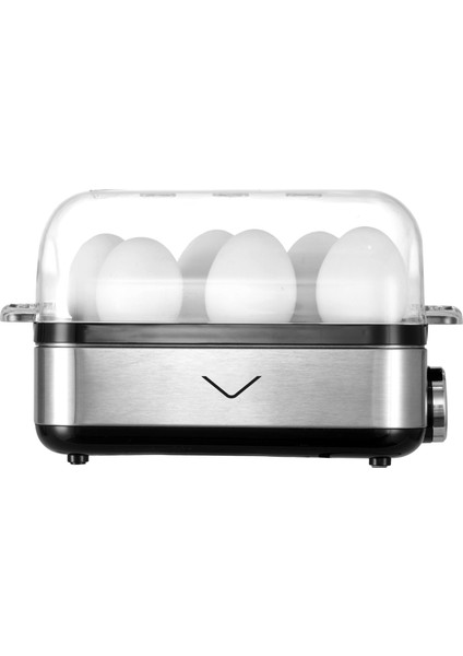 Inox Yumurta Pişirme Makinesi 6 Yumurta Kapasitesi 430W Otomatik Kapanma Özelliği fiyatları