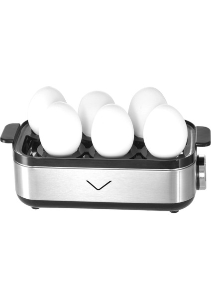 Inox Yumurta Pişirme Makinesi 6 Yumurta Kapasitesi 430W Otomatik Kapanma Özelliği indirimleri