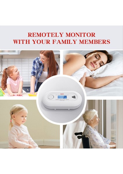 Wifi Akıllı Karbon Monoksit Alarmı Tuya App Kontrollü Wifi Co Gaz Dedektörü 10 Yıllık Yaşam Pili Ce En 50291 VC21W (Yurt Dışından) indirimleri