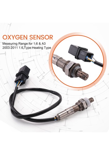 5 Kablo Oksijen Sensörü 06A906262BR V#w Golf Plus Touran 1 6 &amp Audi A3 2003-2011 1 6 Lambda Prob Sensörleri 06A906262CF (Yurt Dışından) indirimleri
