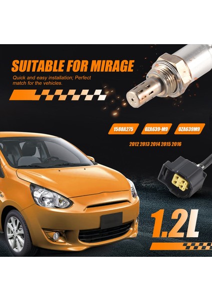 Mitsubishi Mirage Için Uygun Prob Oksijen O2 Sensörü 1 2l 2012 2013 2014 2015 2016 1588A275 0ZA639-M9 0ZA639M9 (Yurt Dışından) indirimleri