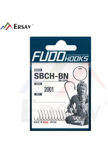 Fudo 2001 Sb Chinu Çift Damak Black Nikel Iğne No:4