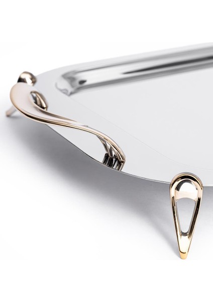 Aqua Ayaklı Çelik Tepsi Gold PA6012 modelleri