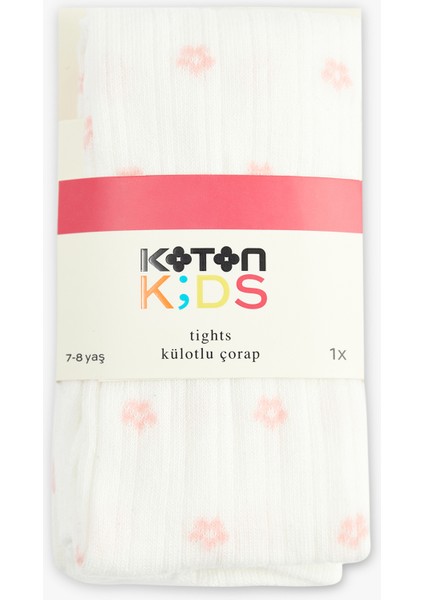 Pamuklu Kalp Desenli Külotlu Çorap fiyatları