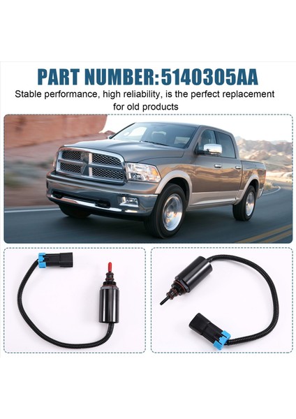 5140305AA Araç Turbo Atık Ayarı Aktüatör Solenoid Dodge Cummings Ram 1500 2500 3500 5 9l Dizel 2004-2009 (Yurt Dışından) indirimleri