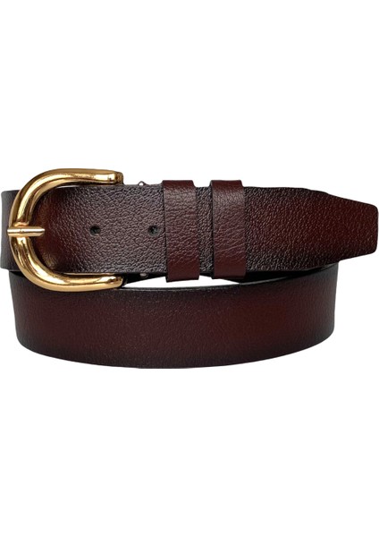 Deri, Gold Tokalı Bordo Kadın Kot Kemeri 4 cm fiyatları