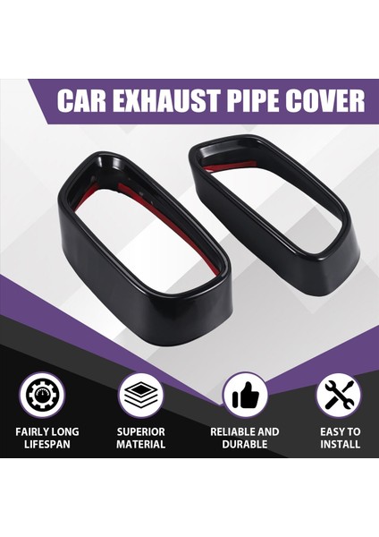 Araba Kuyruk Susturucu Egzoz Boru Çıkışı Kapak Parçaları For-Bmw X5 F15 2014-2018 X6 F16 2015-2018 (M Sports Sürümü Için) (Yurt Dışından) fırsatları