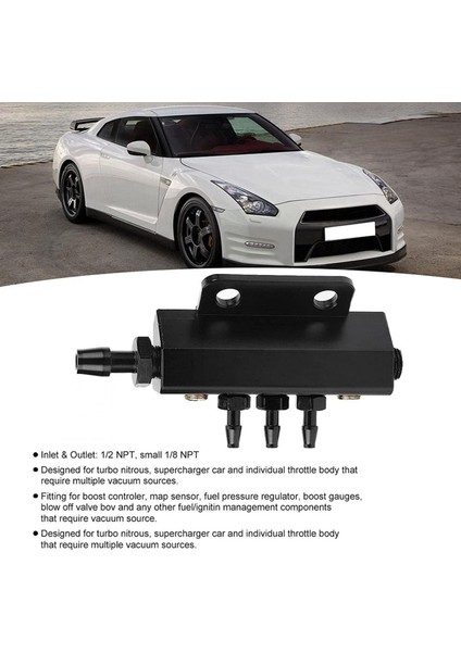 Vakum Manifoldu 5 Port Araba Vakum Blok Emme Manifoldu Yakıt Gaz Atık Alanı Turbo Boost (Yurt Dışından) fırsatları