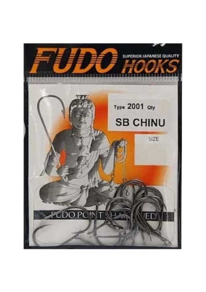 Fudo 2001 Sb Chinu Çift Damak Black Nikel Iğne No:5