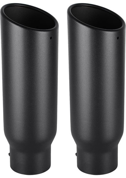 2x 3 Inç Siyah Egzoz Ucu Kamyon Için 3 Inçlik Egzoz Kuyruk Borusu Ucu 3 x 4 x 12 Inç Cıvata/tasarım Üzerine Kelepçe (Yurt Dışından)