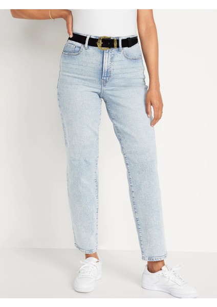 Deri, Gold Takım Tokalı 4 cm Siyah Kadın Kemeri; Kot, Spor Kemer