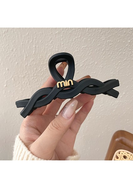 Zarif Kavrama Klipsi Büyük Saç Hacmi Saç Tokası Kadın Kıdemli Anlamda Başın Arkası Plaka Saç Köpekbalığı Klipsi Headdress Saç Tokası (Yurt Dışından)