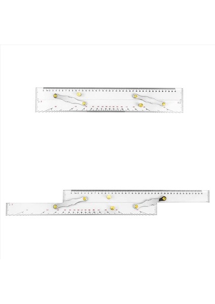 3x Deniz Paralel Cetvel Temiz Ölçekler Paralel Cetvel Çekmek Için Haritalama Noktaları 450MM Deniz Grafikleri Paralel Cetvel (Yurt Dışından) fırsatları