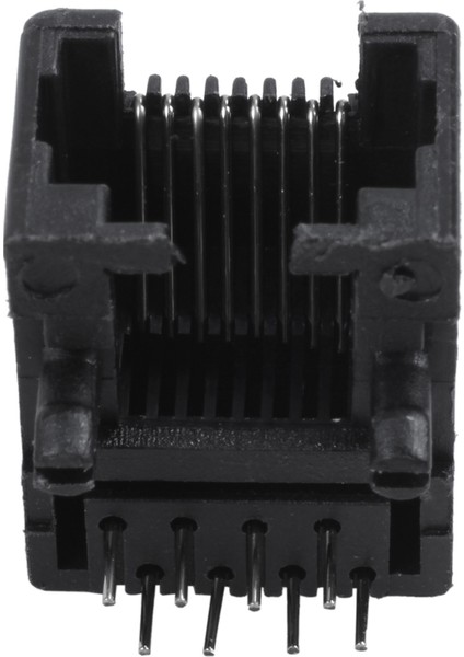 60PCS RJ45 8P8C Bilgisayar Internet Ağı Pcb Jack Socket Siyah (Yurt Dışından) fırsatları