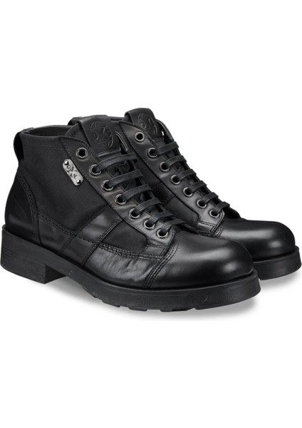 Erkek Bot OXM003606 Oxs Frank 0036 Mıd M Leather/nylon Black fiyatları