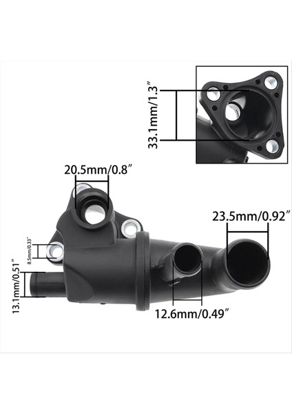 Termostat Muhafaza Su Çıkış Borusu 25611-02801 Hyundai Getz Için 2002-2011 Eon Kia Picanto 2004-2011 I10 2007-2013 (Yurt Dışından) indirimleri