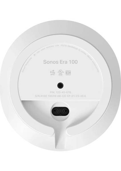 Era 100, 3 Class-D Amfi, Çift Açılı Tweeter ile Geniş Stereo Ses, Güçlü Woofer, Wifi 6 & Bluetooth 5.3, Trueplay™ Oda Akustiği Ayarlı, Airplay 2 ve Amazon Alexa Uyumlu Kablosuz Akıllı Hoparlör