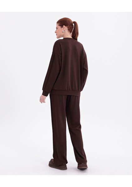 Yanları Nervürlü Katlamalı Uzun Kollu Yumuşak Akışkan Kumaş Viskon Günlük Alt Üst Takım fiyatları