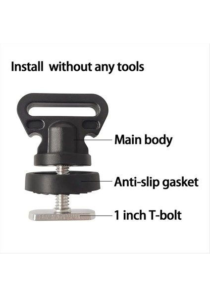 Kravat Parçaları Kayık Pist Montajı Için Parçalar Serinletici Kayak Aksesuarlarını Sabitlemek Için Montaj Dikey Kravat Takibini Izlemek Için Izlemek (Yurt Dışından) fırsatları