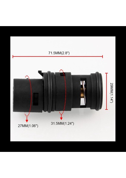 Bmw E46 X3 E83 E85 17111437362 Için 5x Yağ Soğutucu Radyatör Soğutucu Genişleme Termostat Tankı (Yurt Dışından) indirimleri