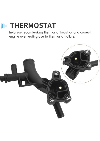 2x 25193922 902-846 Chevrolet Cruze/sonic Için Motor Soğutucu Termostat ve Konut Montajı (Yurt Dışından) modelleri
