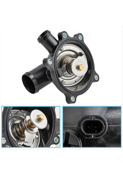 Motor Soğutucu Termostat 079121115BA 079121115BF 079121115BK/N Audi A6 C6 2006-11 A8L D3 2006-10 Q7 4 2 2006-2010 (Yurt Dışından) fırsatları