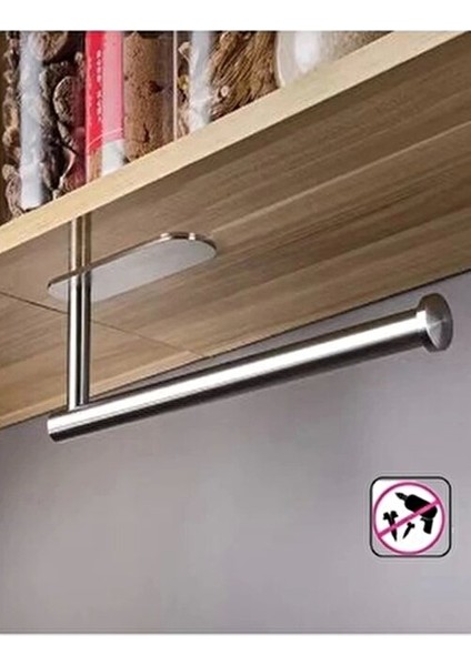 Kendinden Yapışkanlı Krom Kağıt Havluluk Paslanmaz Çelik Modern Tasarım 29 cm indirimleri