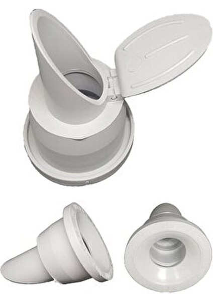 Koku Önleyici Lavabo Sifonu Kokumatik Çekvalfi Adaptör Kokuya ve Haşereye Son Beyaz