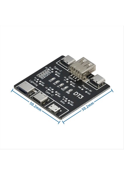 USB Veri Kablosu Mikro Tip-C Tip Port Dt3 USB Kablo Test Cihazı Hızlı Algılama Hafif Ağırlık (Yurt Dışından) modelleri