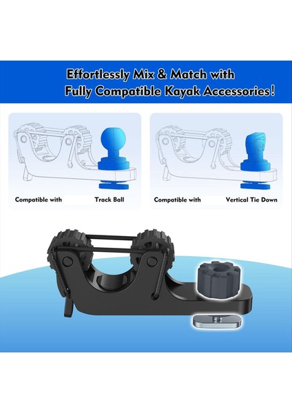 Genişletilmiş Kayak Kürek Tutucu Kayak Track Montaj Aksesuarları Standart Kürekler Için Kayak Kürek Tutucu (Yurt Dışından) fiyatları