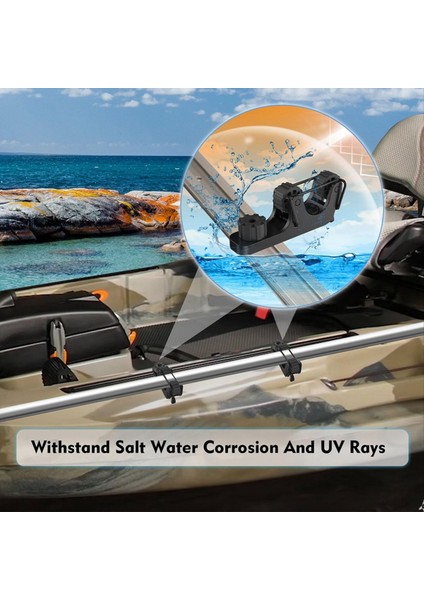 Genişletilmiş Kayak Kürek Tutucu Kayak Track Montaj Aksesuarları Standart Kürekler Için Kayak Kürek Tutucu (Yurt Dışından) fırsatları