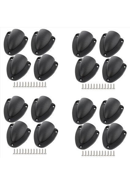 16 Pcs Naylon 2 5 Inç Deniz Kablosu Havalandırma Kapağı Tekne Için Clamshell Havalandırma Pürüzsüz Kenar Kalınlığı 1/8 Inç Tel Havalandırma Kapağı (Yurt Dışından)