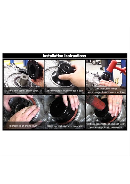 Gmc Motors 6 6l Duramax Dizel Motorları Için Ön ve Arka Ana Krank Mili Conta Kiti 2001-2016 (Yurt Dışından) modelleri