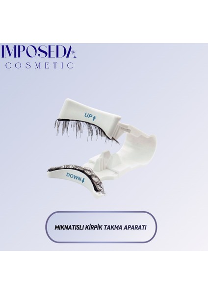 Mıknatıslı Kirpik Takma Aparatı (Mıknatıs Şeritli) Mıknatıs Kirpik Aparatı