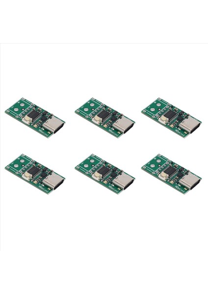 6x Usb-C Pd2 0/3 0-Dc Dönüştürücü Güç Kaynağı Modülü Yasası Hızlı Şarj Tetikleme Anketi Dedektörü Test Cihazı (ZY12PDN) (Yurt Dışından)