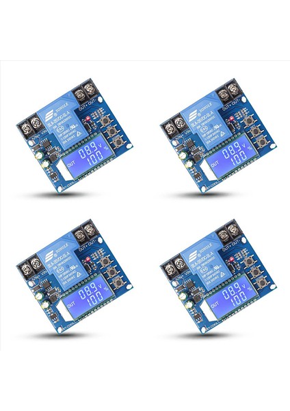 4x Düşük Voltaj Kesme Dc 6V-60V Düşük Voltaj Koruyucu Bağlantı Kesme Anahtarı Derecesi Koruyucu (Yurt Dışından)