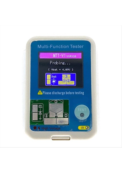 Mtt-V1 Diyot Triod Mos/pnp/npn Kapasitör Direnç Transistör Için Yüksek Hassas Transistör Test Cihazı Multimetre (Yurt Dışından) indirimleri
