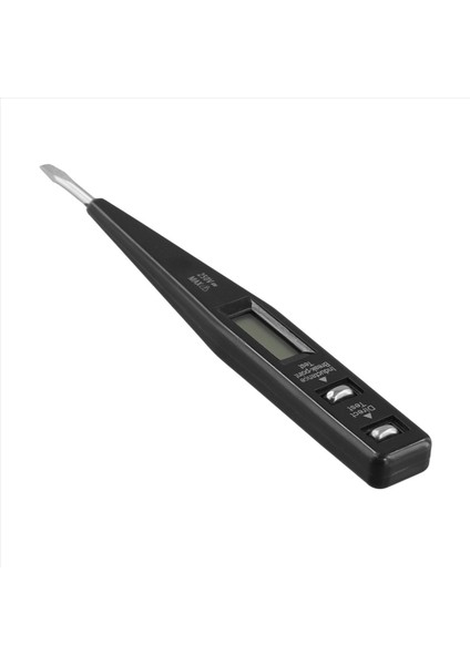Dijital Test Pencil Tornavida Probu Işık Voltaj Test Cihazı Dedektörü Ac/dc 12-220V Elektrik Test Kalemi Voltmetre Siyah (Yurt Dışından) fiyatları