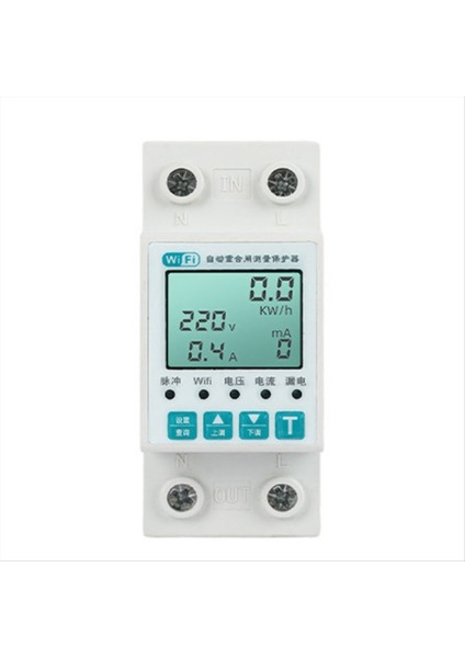 Tua Wifi Elektrik Ölçer 11 1 Arada LCD Enerji Ölçer Voltaj Altında Otomatik Yeniden Yeniden Voltaj Akım Koruyucu Zamanlayıcı Anahtarı (Yurt Dışından) fiyatları