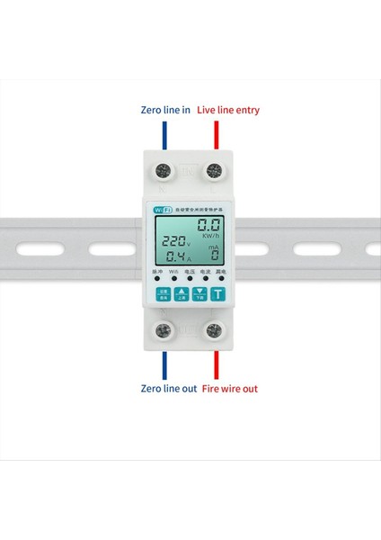 Tua Wifi Elektrik Ölçer 11 1 Arada LCD Enerji Ölçer Voltaj Altında Otomatik Yeniden Yeniden Voltaj Akım Koruyucu Zamanlayıcı Anahtarı (Yurt Dışından) modelleri