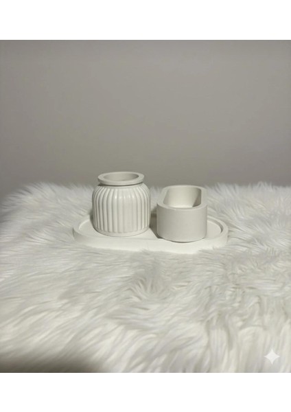 Ev Dekor Seti Yıkanabilen Taş Tozu modelleri