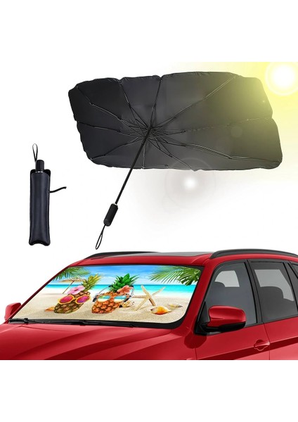 Araba Güneş Gölge Koruyucu Şemsiye Oto Ön Cam GÜNEŞLIK(145CM*79CM) fırsatları