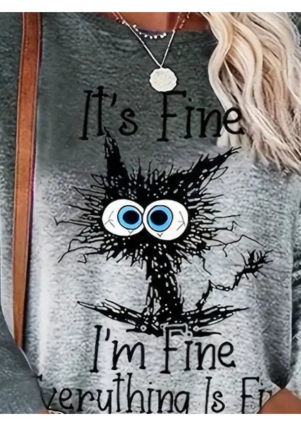 Cottonlab Kadın Uzun Kollu Bisiklet Yakalı Desenli Süprem Bluz fiyatları