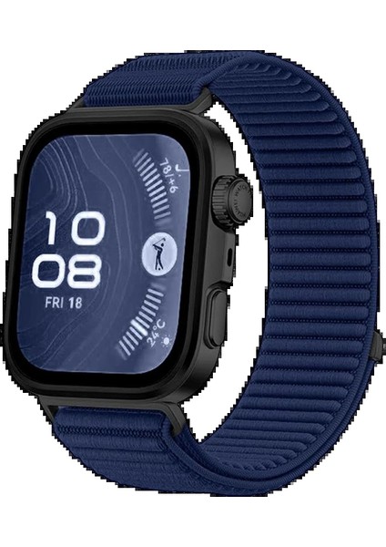 MYT09 Huawei Fit 4 Braid Kordon - Lacivert