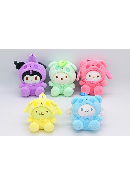 Peluş Kawaii Kuromi My Melody ve Cinnamoroll Sırt Çantası