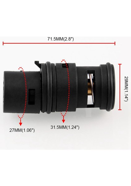 Bmw E46 X3 E83 E85 17111437362 Için 4x Yağ Soğutucu Radyatör Soğutucu Genişleme Termostat Tankı (Yurt Dışından) indirimleri